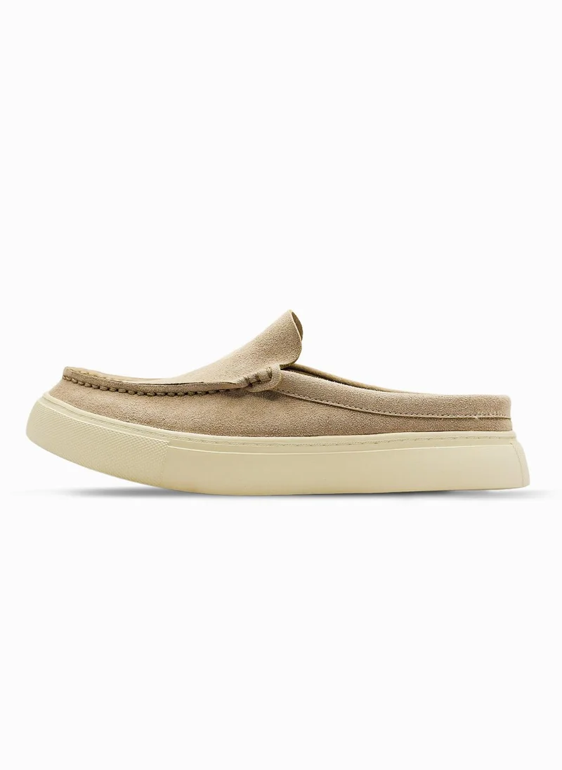 DUOZOULU Meadow Synthetic Suede Mule